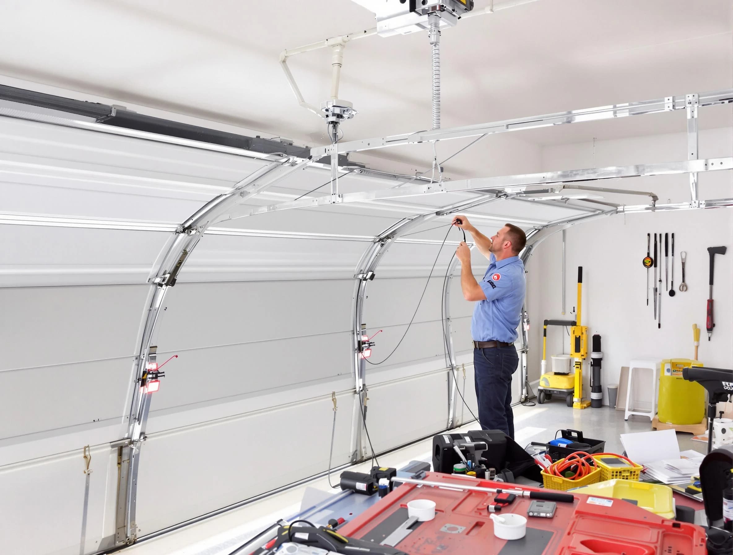 Garage door cable repair service by Paramus Garage Door Repair in Paramus