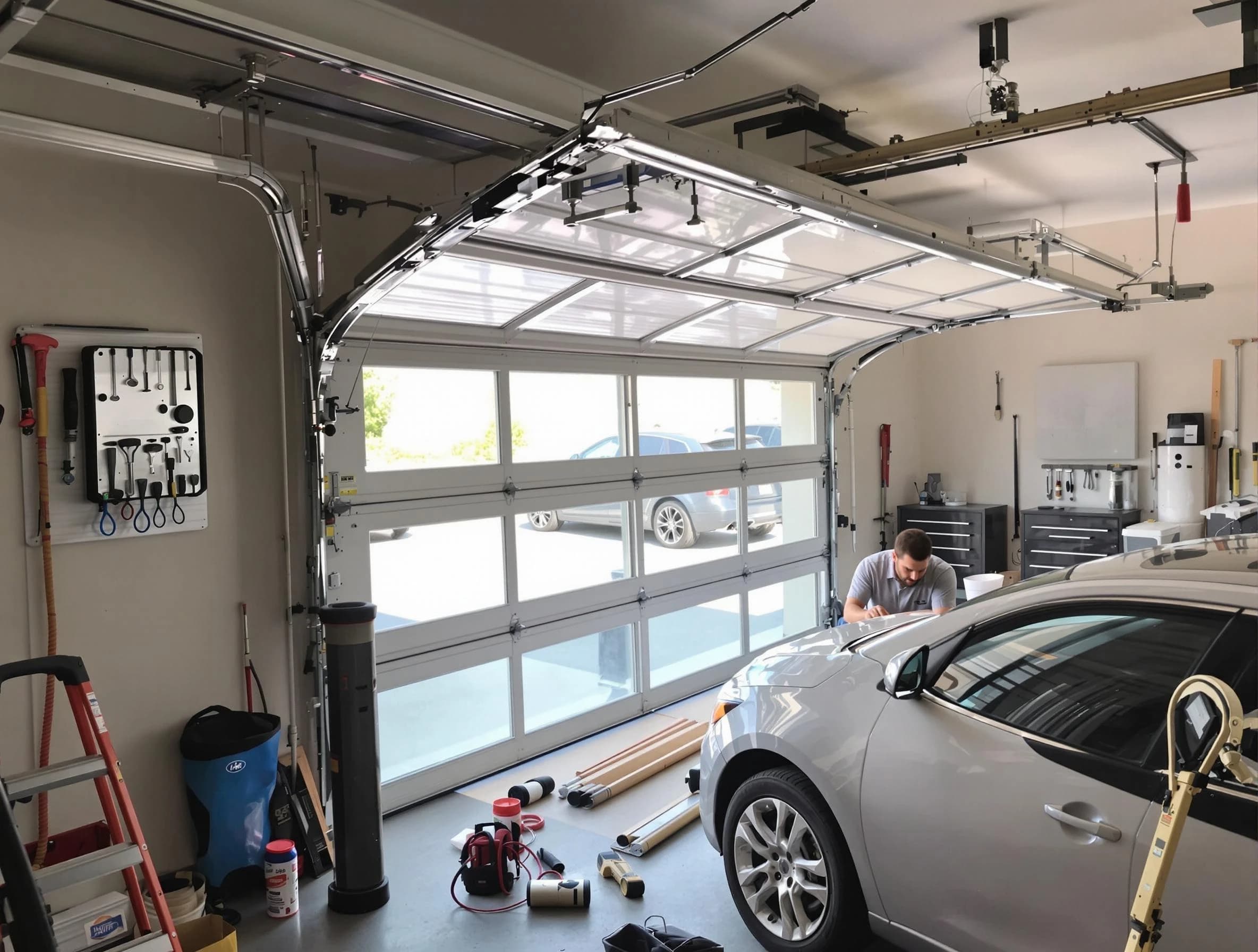 Garage door noise reduction service by Paramus Garage Door Repair in Paramus