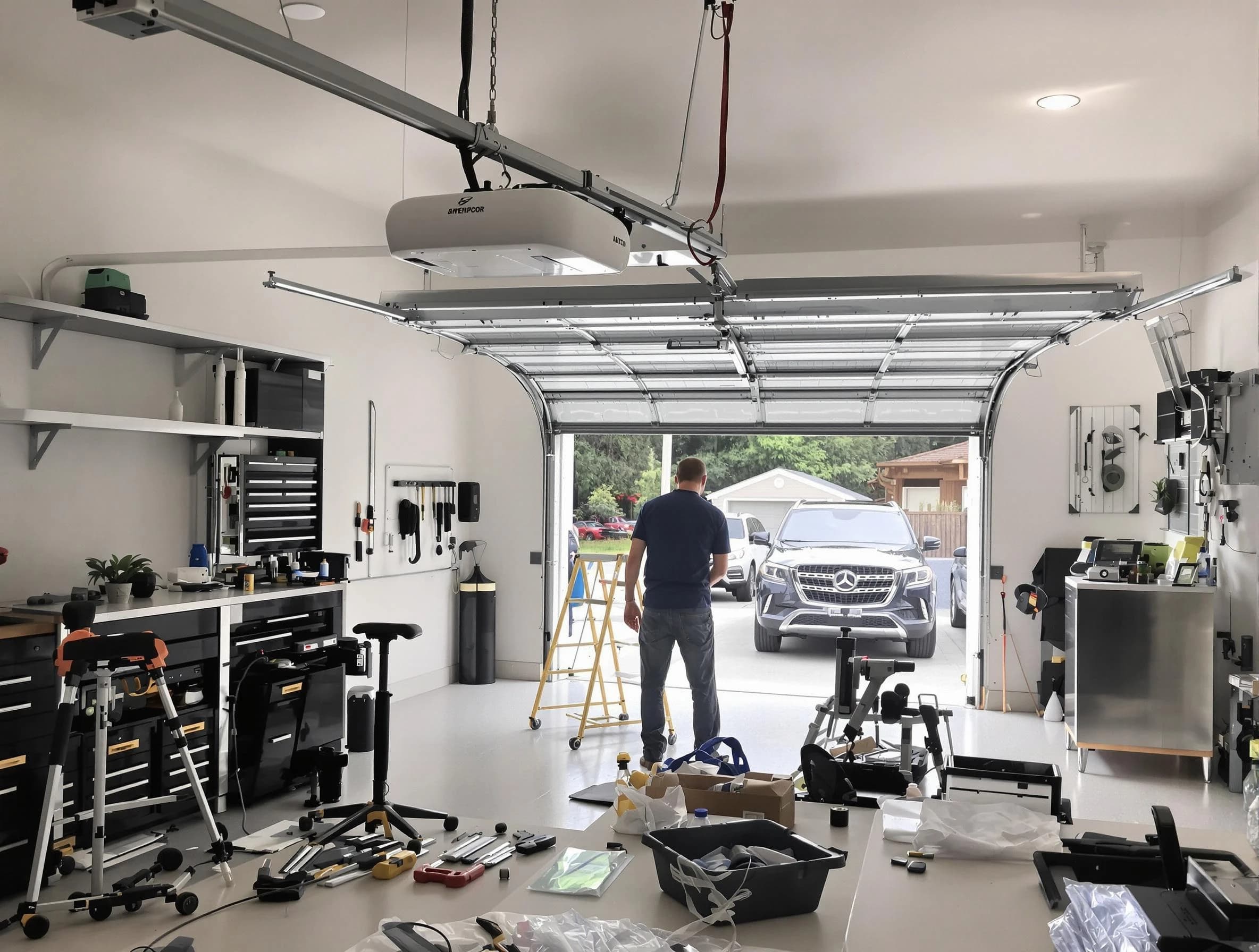 Garage door opener installation by Paramus Garage Door Repair in Paramus