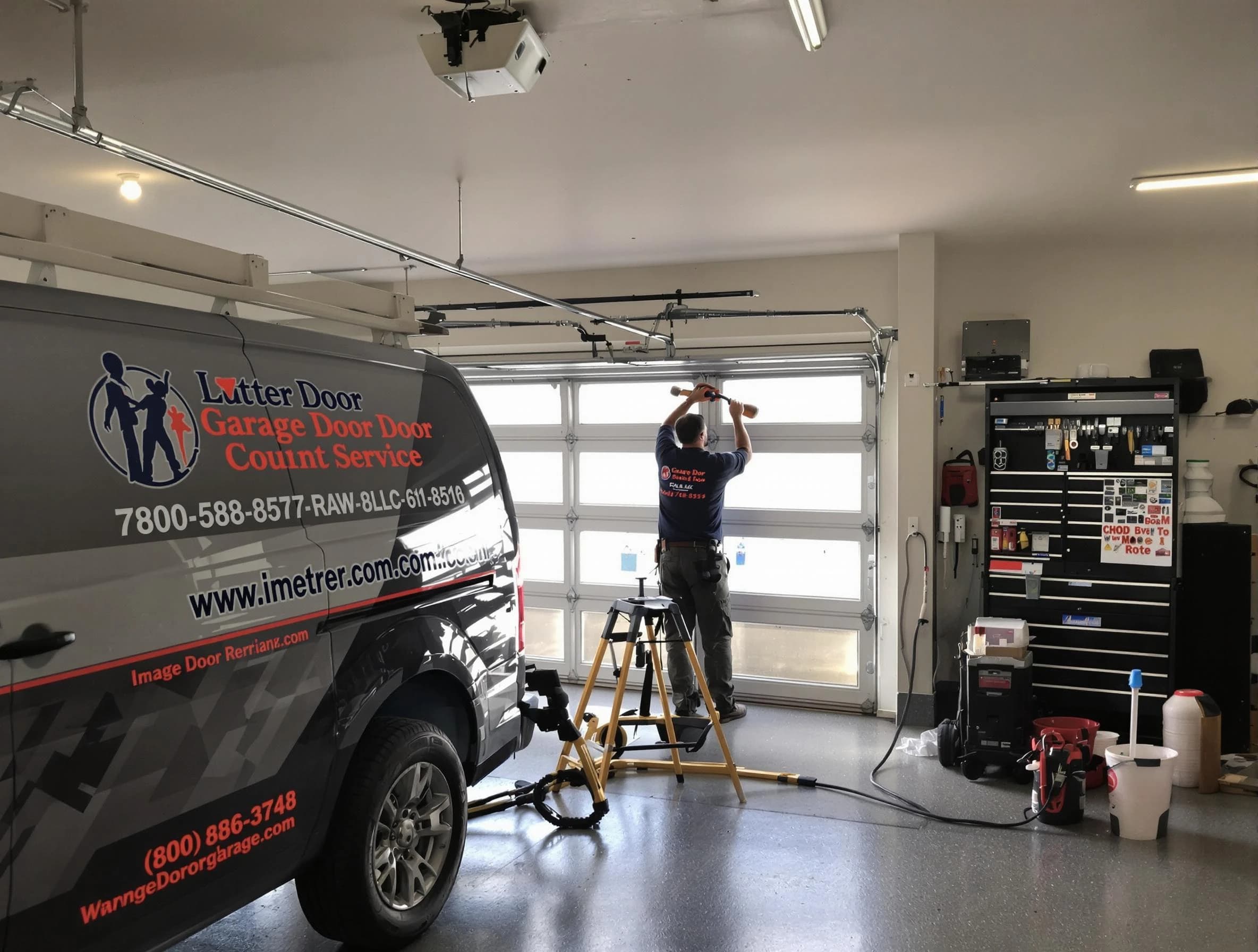 Paramus Garage Door Repair rapid response team performing same-day repair in Paramus