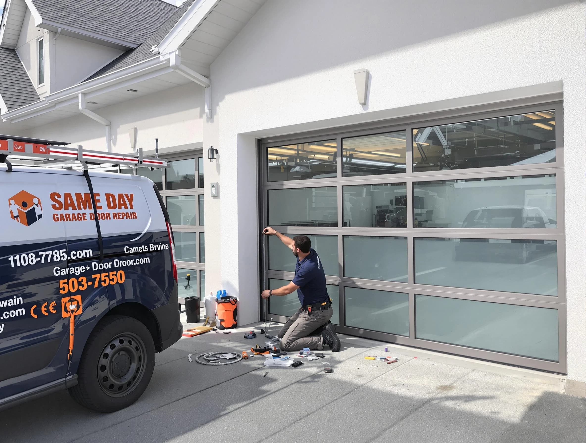 Same-day garage door repair service by Paramus Garage Door Repair in Paramus