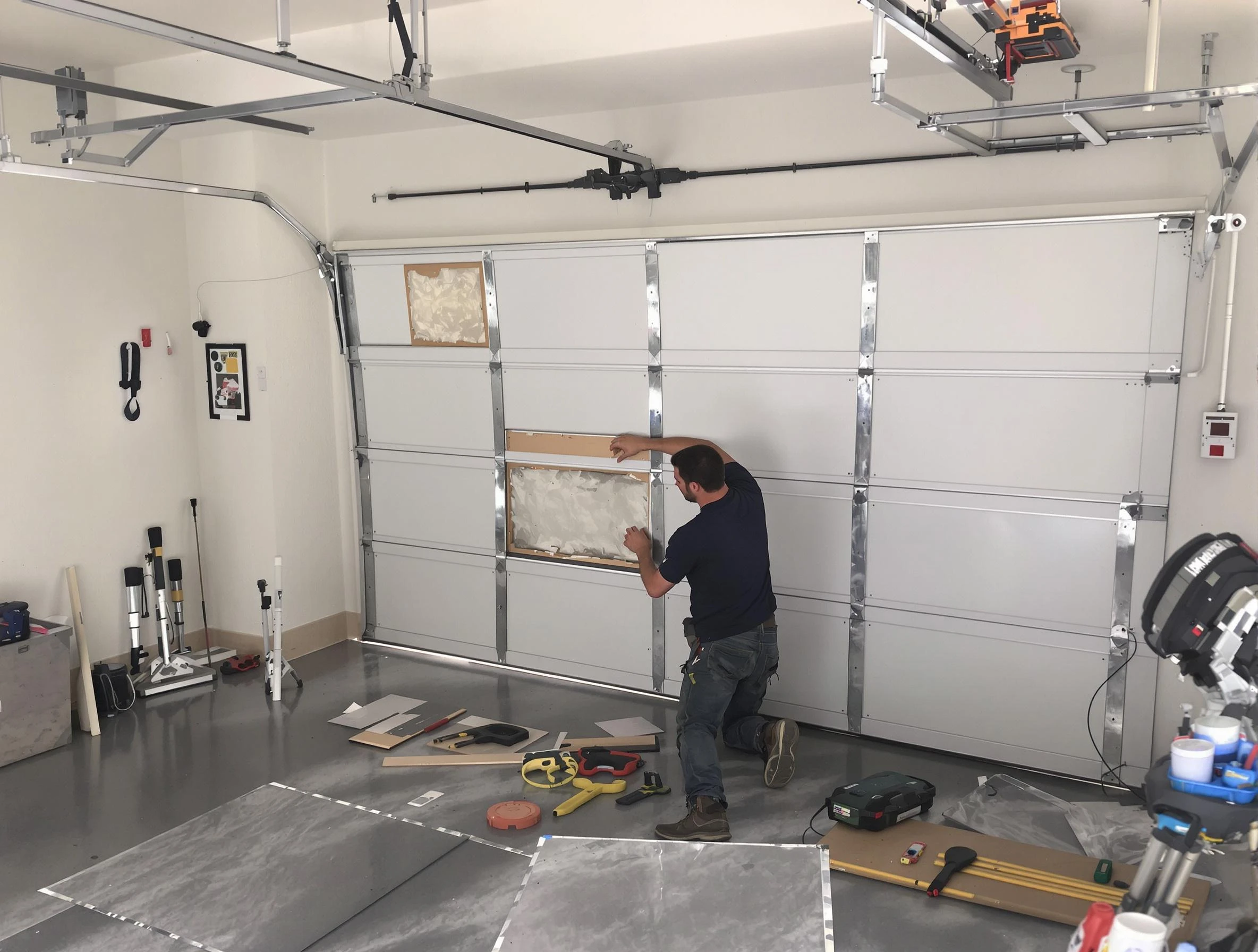 Garage Door Panel Repair in Paramus