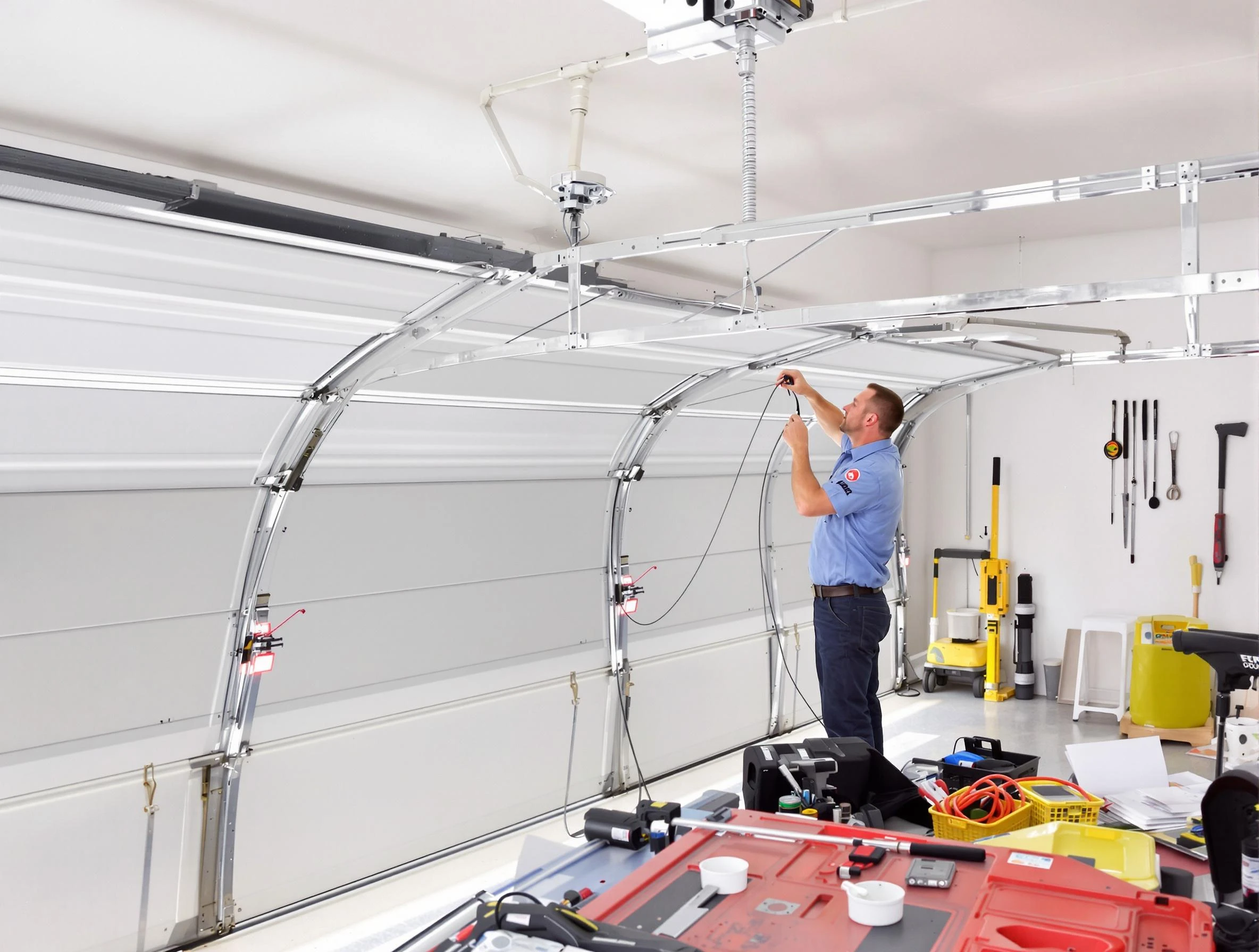 Garage door cable repair service by Paramus Garage Door Repair in Paramus