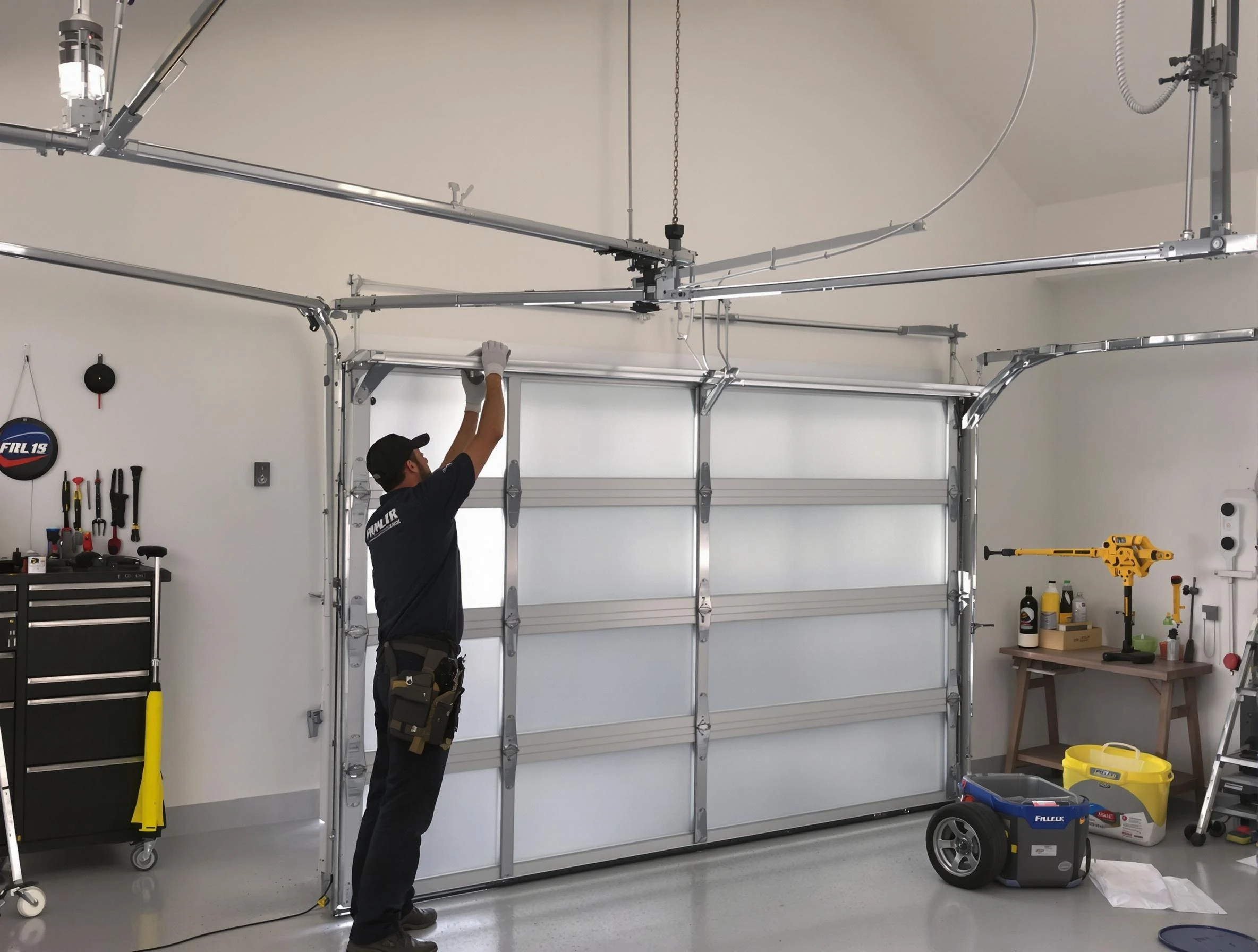 Paramus Garage Door Repair certified team performing precision garage door installation in Paramus