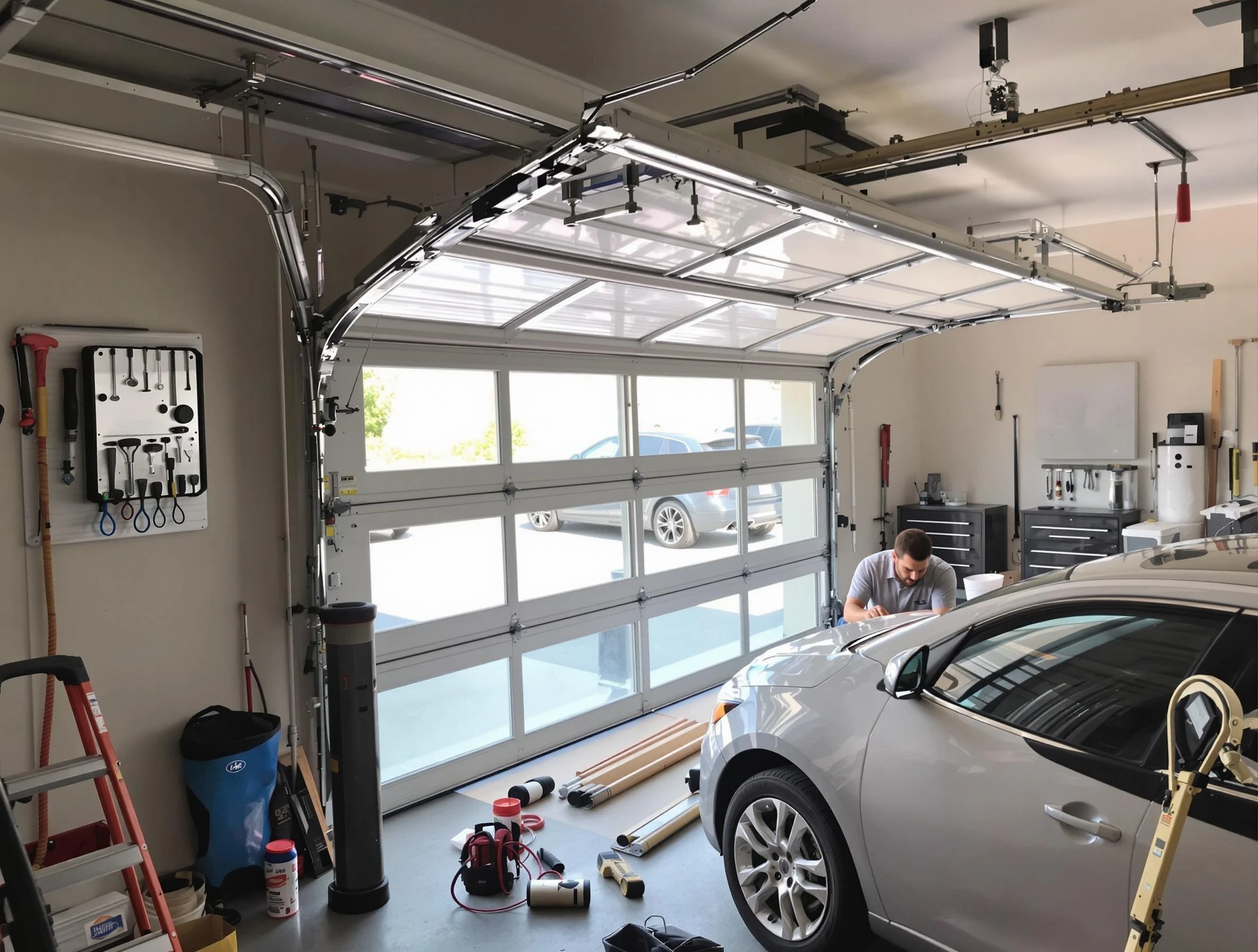 Garage door noise reduction service by Paramus Garage Door Repair in Paramus