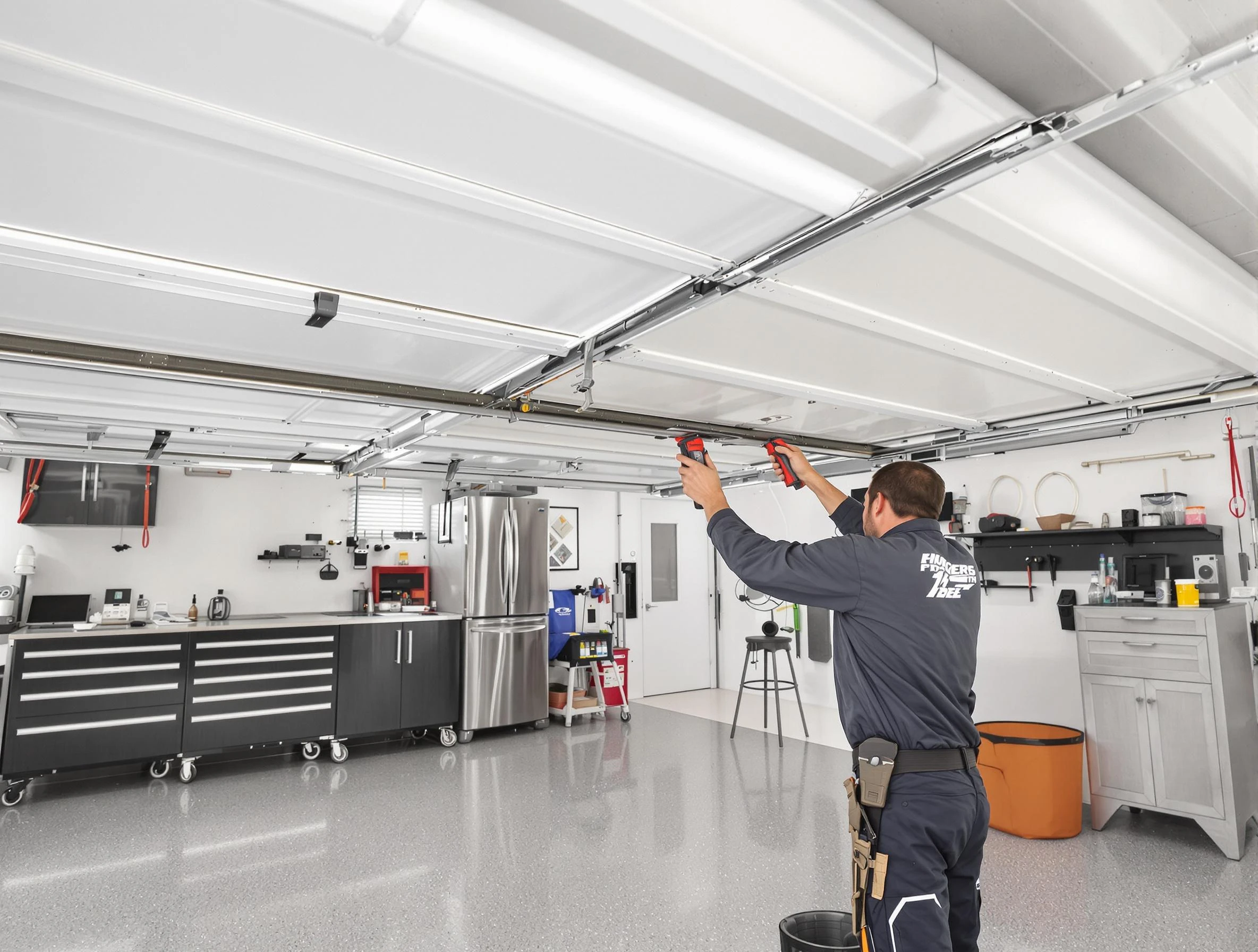 Overhead garage door repair service by Paramus Garage Door Repair in Paramus