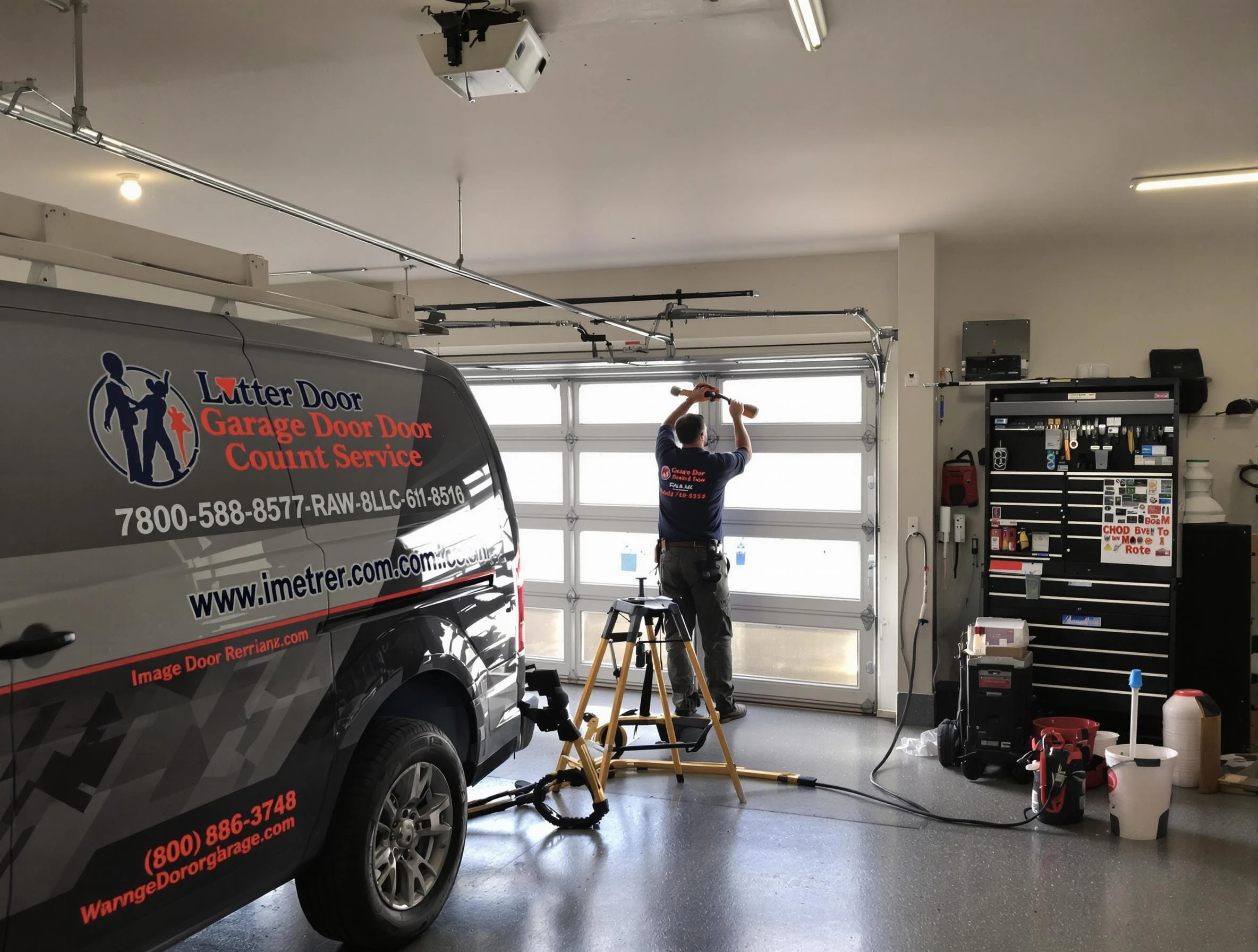 Paramus Garage Door Repair rapid response team performing same-day repair in Paramus