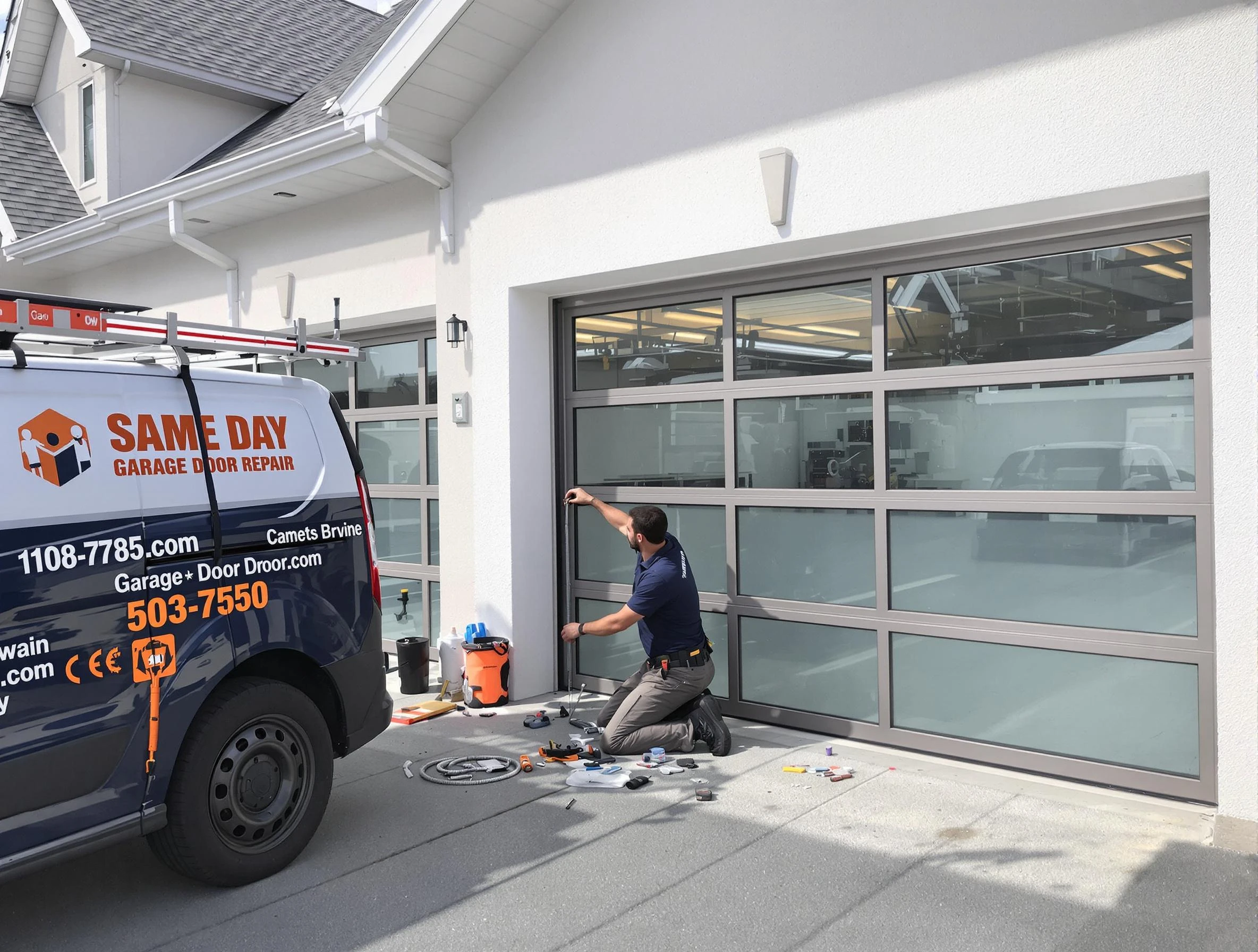 Same-day garage door repair service by Paramus Garage Door Repair in Paramus